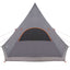Teepee Telt til 5 Personer Grå og orange 545 x 450 x 295 cm