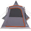Teepee Telt til 5 Personer Grå og orange 545 x 450 x 295 cm