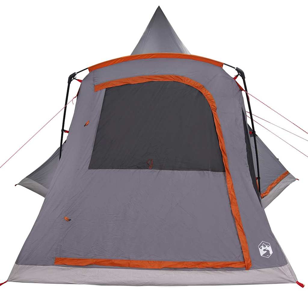 Teepee Telt til 5 Personer Grå og orange 545 x 450 x 295 cm