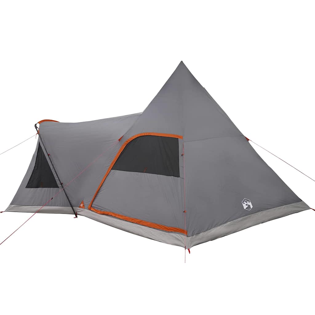 Teepee Telt til 5 Personer Grå og orange 545 x 450 x 295 cm