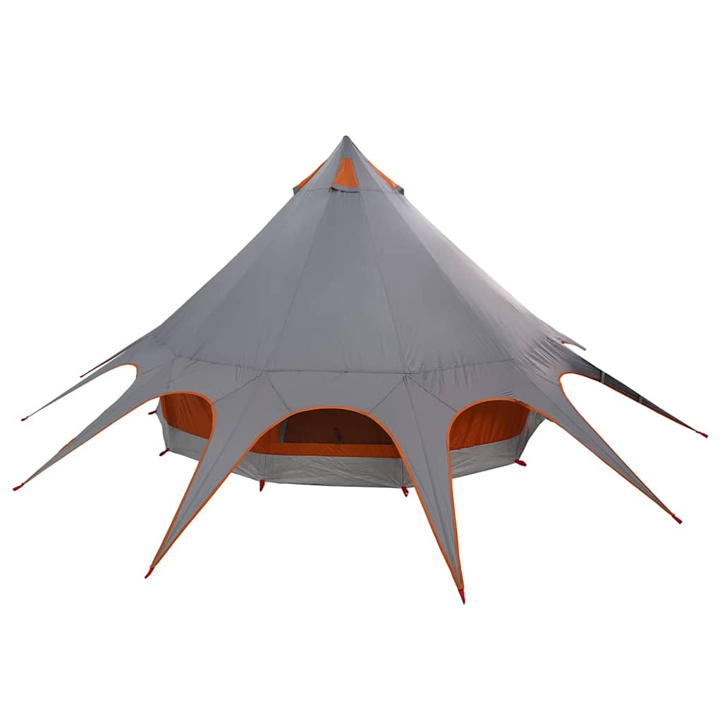 Teepee Telt 3-Person med tag Grå og orange 600 x 600 x 347 cm