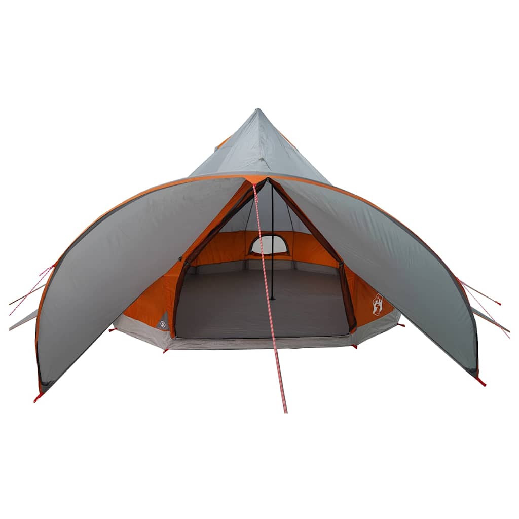 Teepee Telt 3-Person med tag Grå og orange 600 x 600 x 347 cm