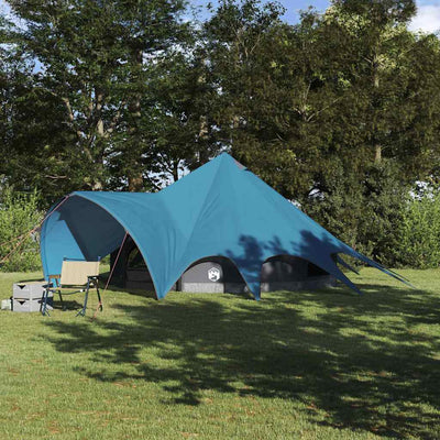 Teepee Telt til 5 Personer Blå og grå 415 x 415 x 247 cm