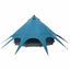 Teepee Telt til 5 Personer Blå og grå 415 x 415 x 247 cm