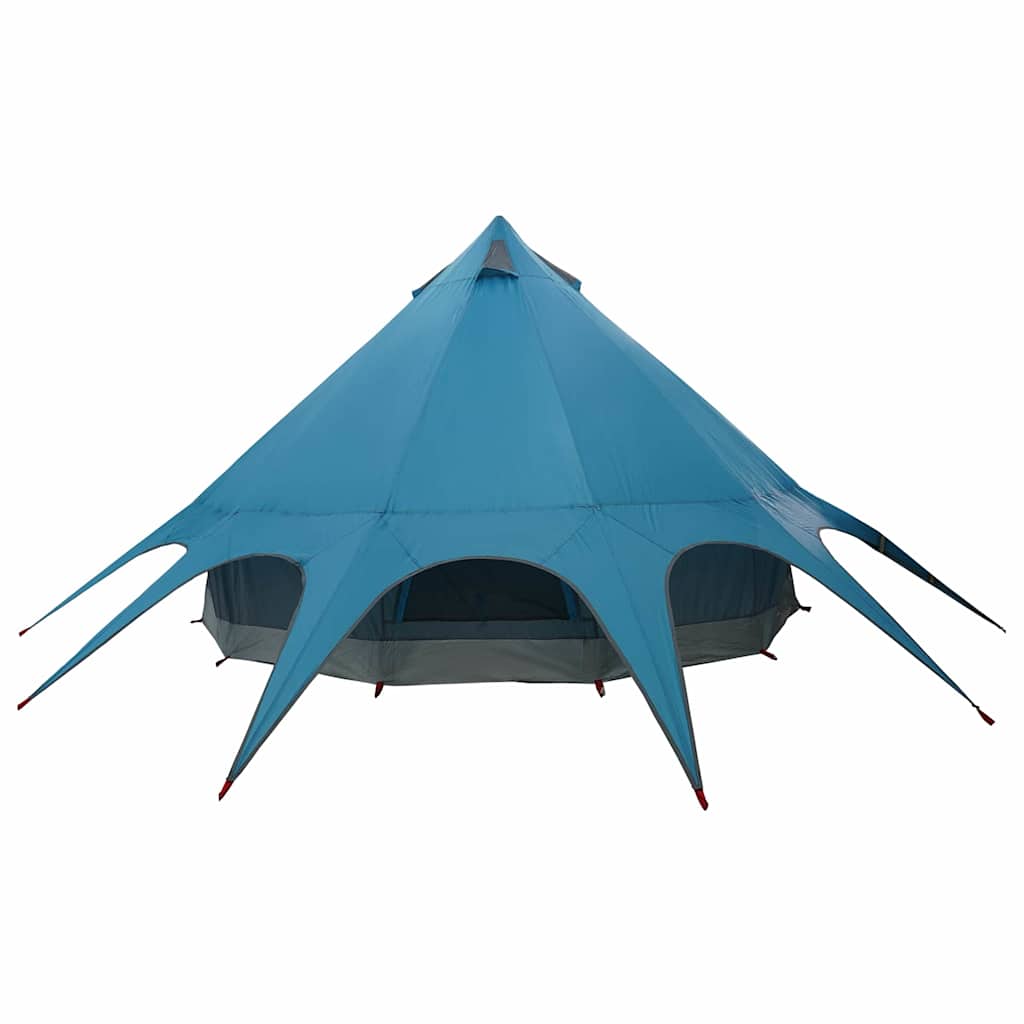 Teepee Telt til 5 Personer Blå og grå 415 x 415 x 247 cm