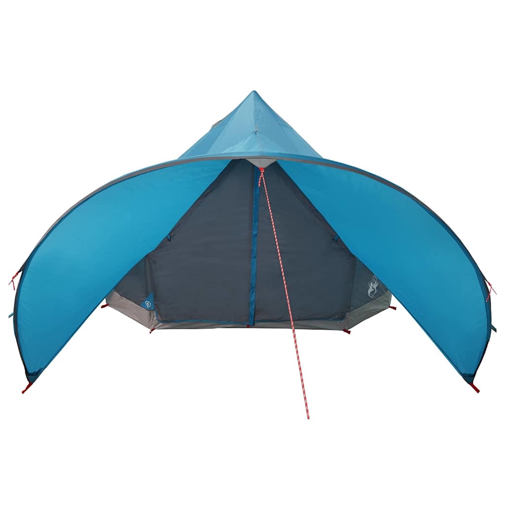 Teepee Telt til 5 Personer Blå og grå 415 x 415 x 247 cm