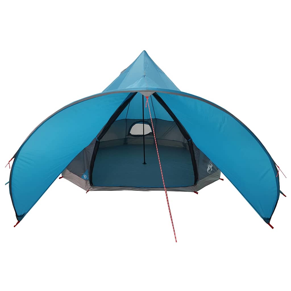 Teepee Telt til 5 Personer Blå og grå 415 x 415 x 247 cm