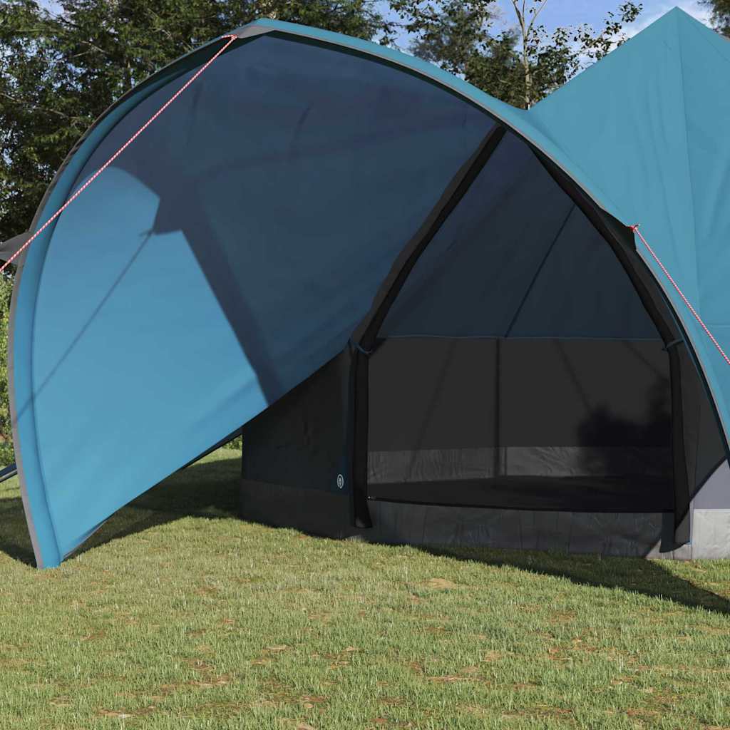 Teepee Telt 7-Personer med tag Blå og grå 600 x 600 x 347 cm