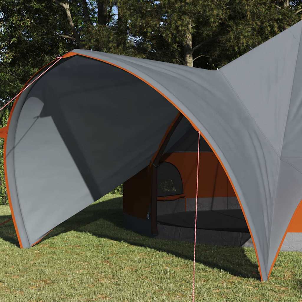 Teepee Telt til 9 personer Grå og orange 502 x 502 x 297 cm
