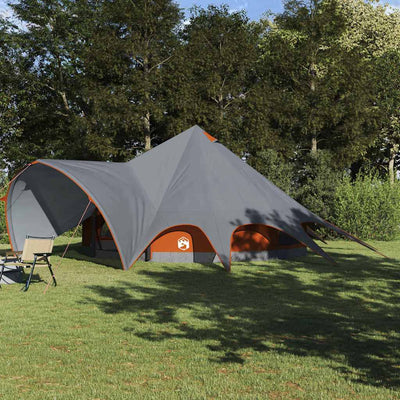 Teepee Telt til 9 personer Grå og orange 502 x 502 x 297 cm