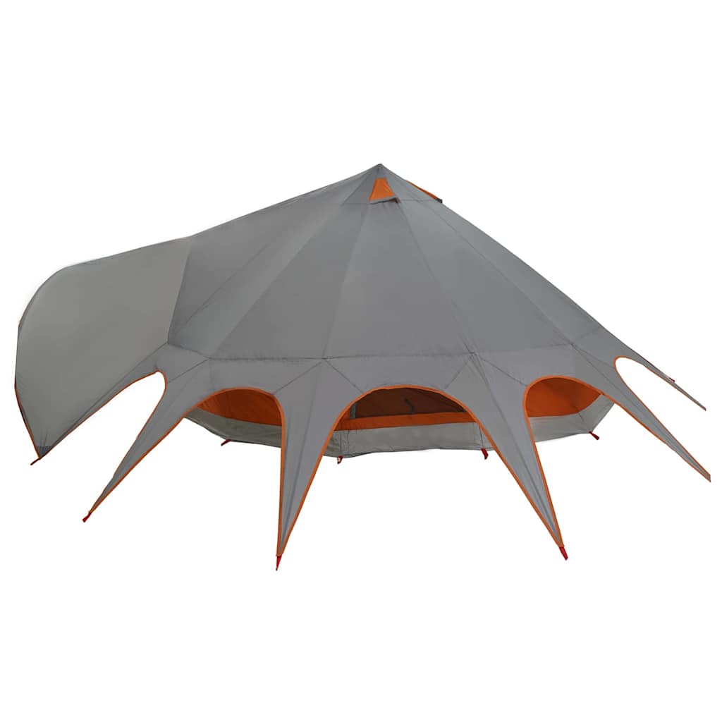 Teepee Telt til 9 personer Grå og orange 502 x 502 x 297 cm