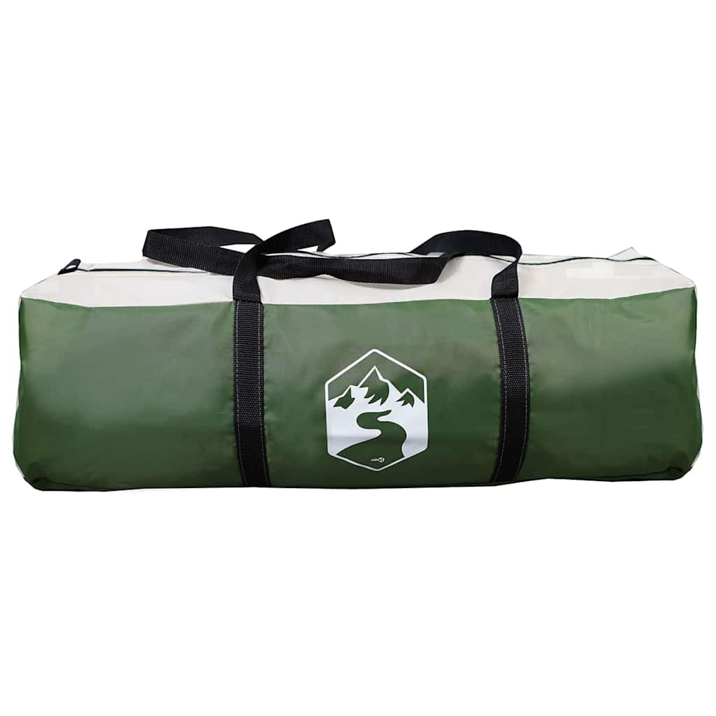 Camping telt til 3 personer Grøn og Hvid 320 x 320 x 203 cm