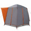 Camping telt til 3 personer Grå og orange 320 x 320 x 203 cm