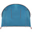 Tunnel telt 4-personer med tag Blå og grå 740 x 370 x 220 cm