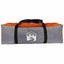 Tunnel telt 4-personer med tag Grå og orange 778 x 356 x 210 cm