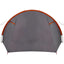 Tunnel telt 4-personer med tag Grå og orange 778 x 356 x 210 cm