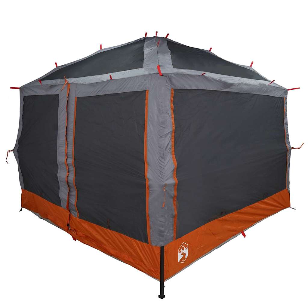 Indertelt til 7 personer Grå og orange 300 x 300 x 250 cm