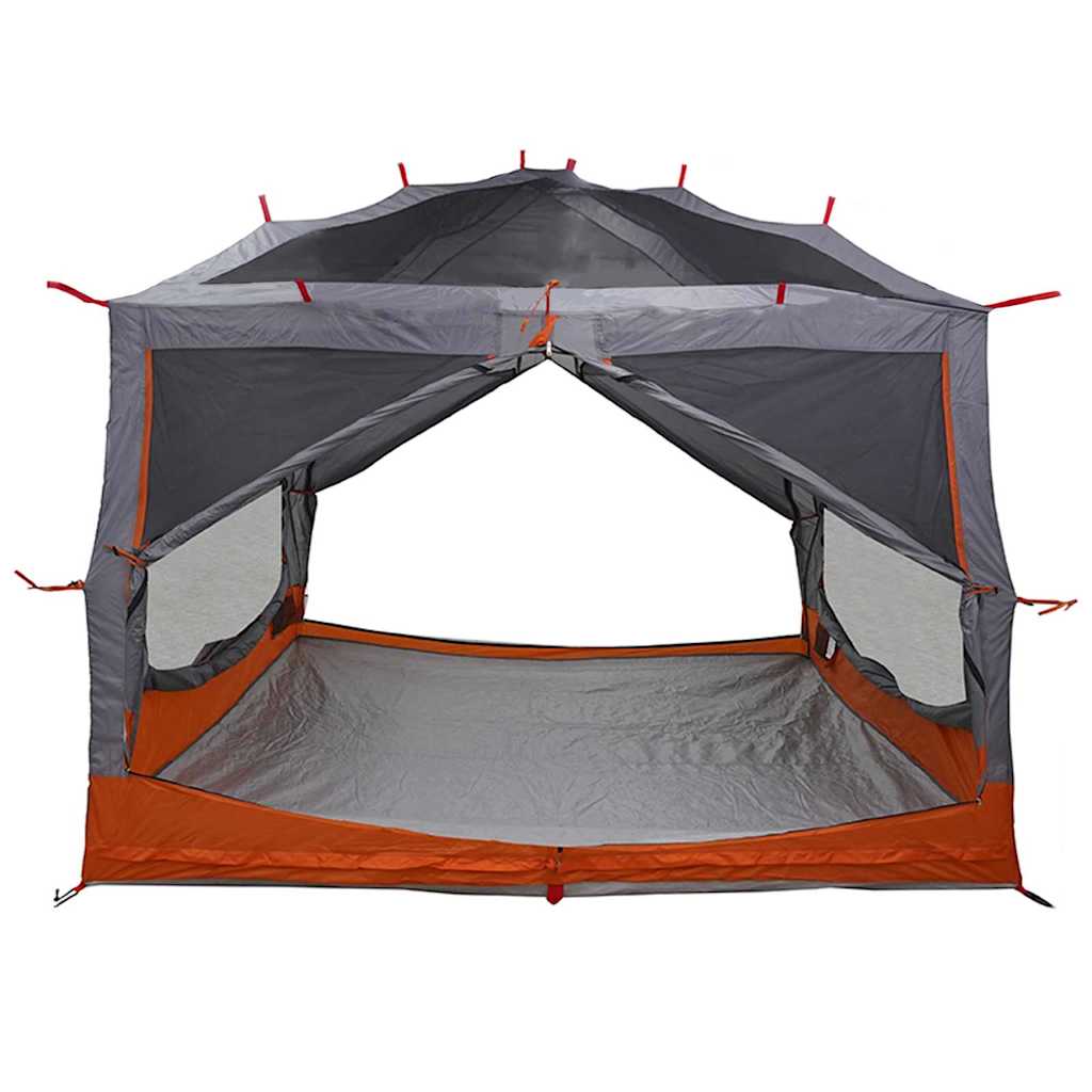 Indertelt til 7 personer Grå og orange 300 x 300 x 250 cm