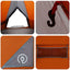 Teepee Telt 10-Personer Grå og orange 567 x 470 x 242 cm