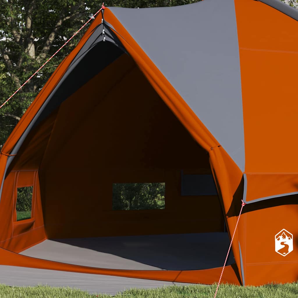 Teepee Telt 10-Personer Grå og orange 567 x 470 x 242 cm