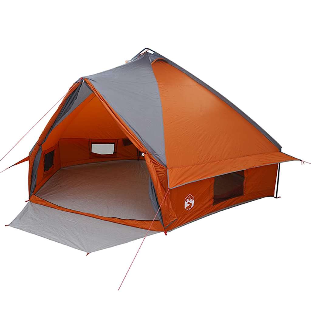 Teepee Telt 10-Personer Grå og orange 567 x 470 x 242 cm