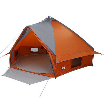 Teepee Telt 10-Personer Grå og orange 567 x 470 x 242 cm