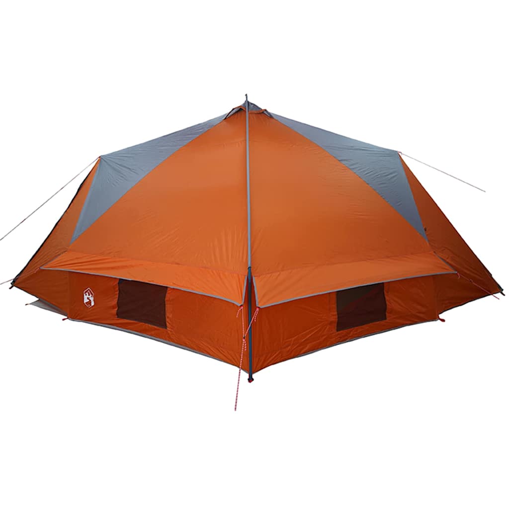 Teepee Telt 10-Personer Grå og orange 567 x 470 x 242 cm