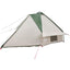 Teepee Telt 8-Personer med tag Grøn og Hvid 490 x 410 x 210 cm