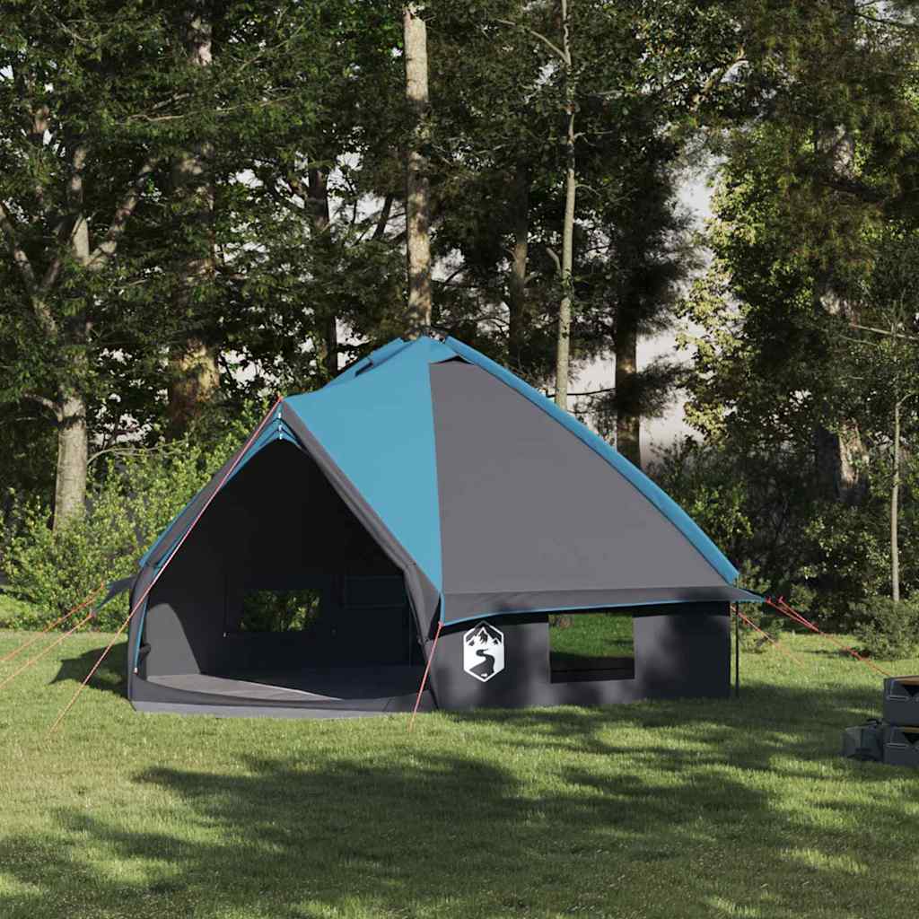 Teepee Telt 8-Personer med tag Blå og grå 490 x 410 x 210 cm