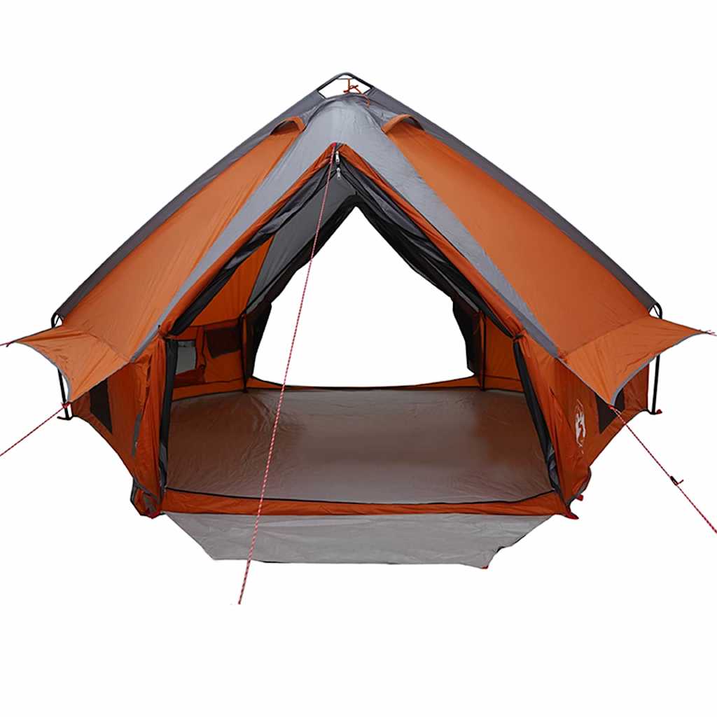 Teepee Telt 8-Personer med tag Grå og orange 490 x 410 x 210 cm