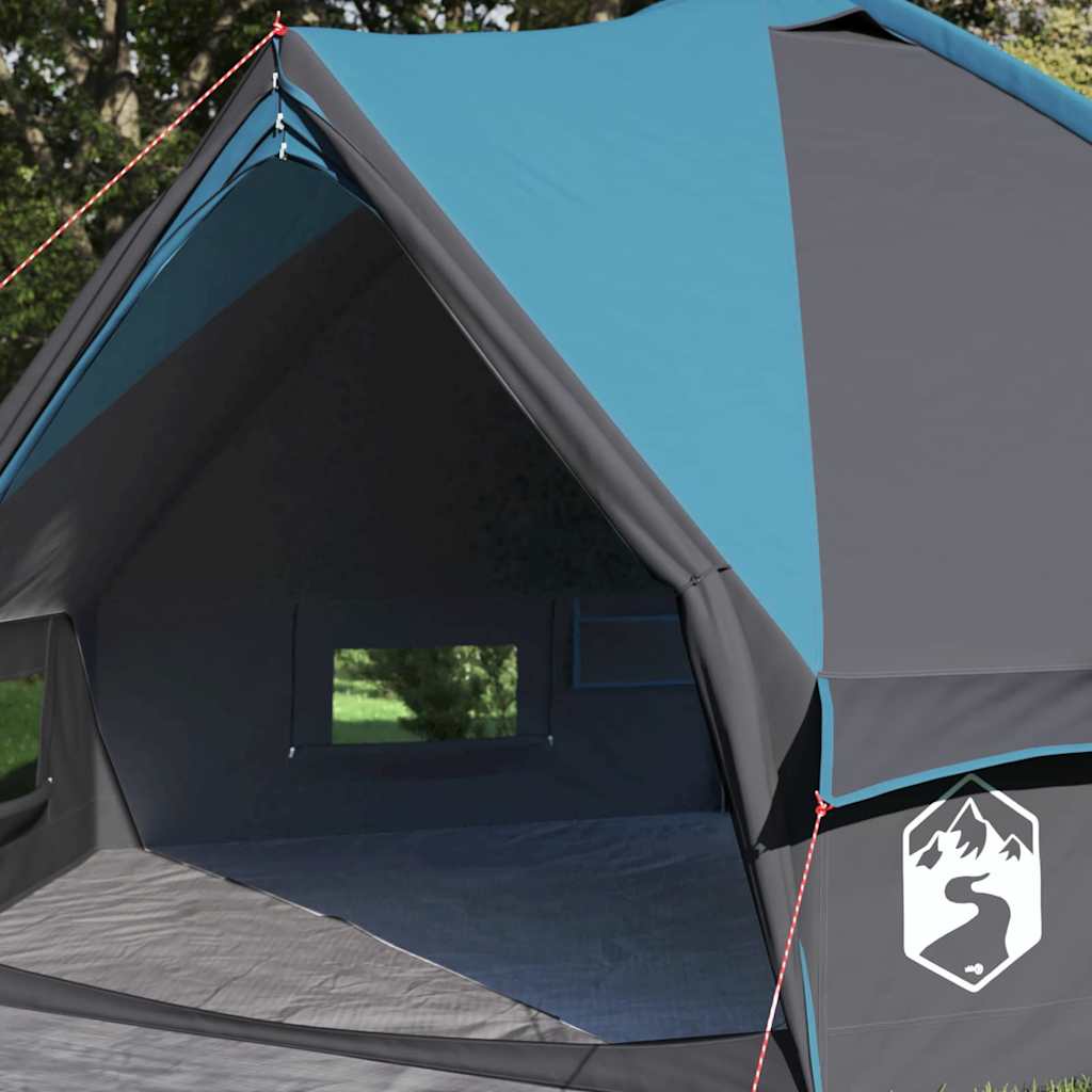 Teepee telt til 6 personer Blå og grå 431 x 366 x 185 cm