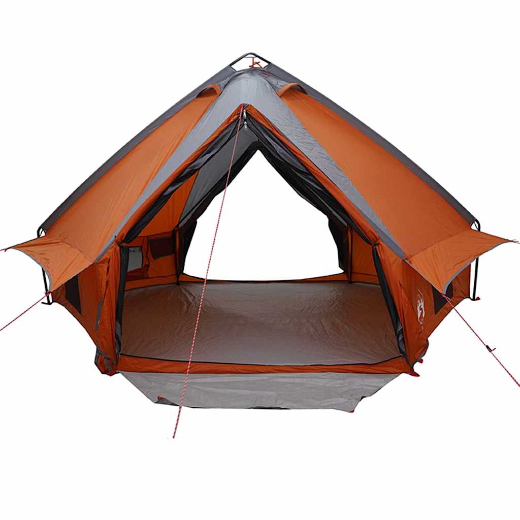 Teepee telt til 6 personer Grå og orange 431 x 366 x 185 cm