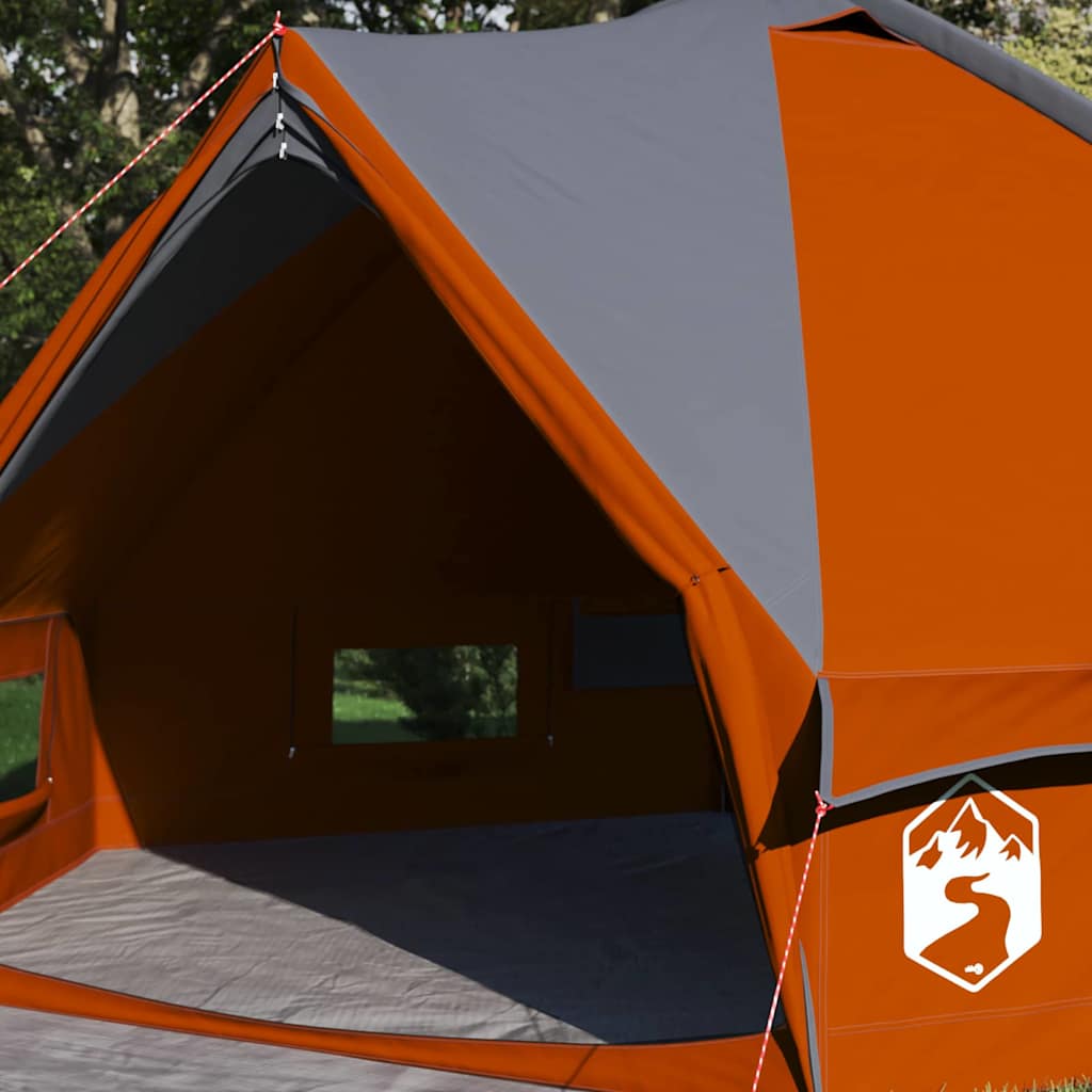 Teepee Telt 4-Person med tag Grå og orange 388 x 320 x 169 cm
