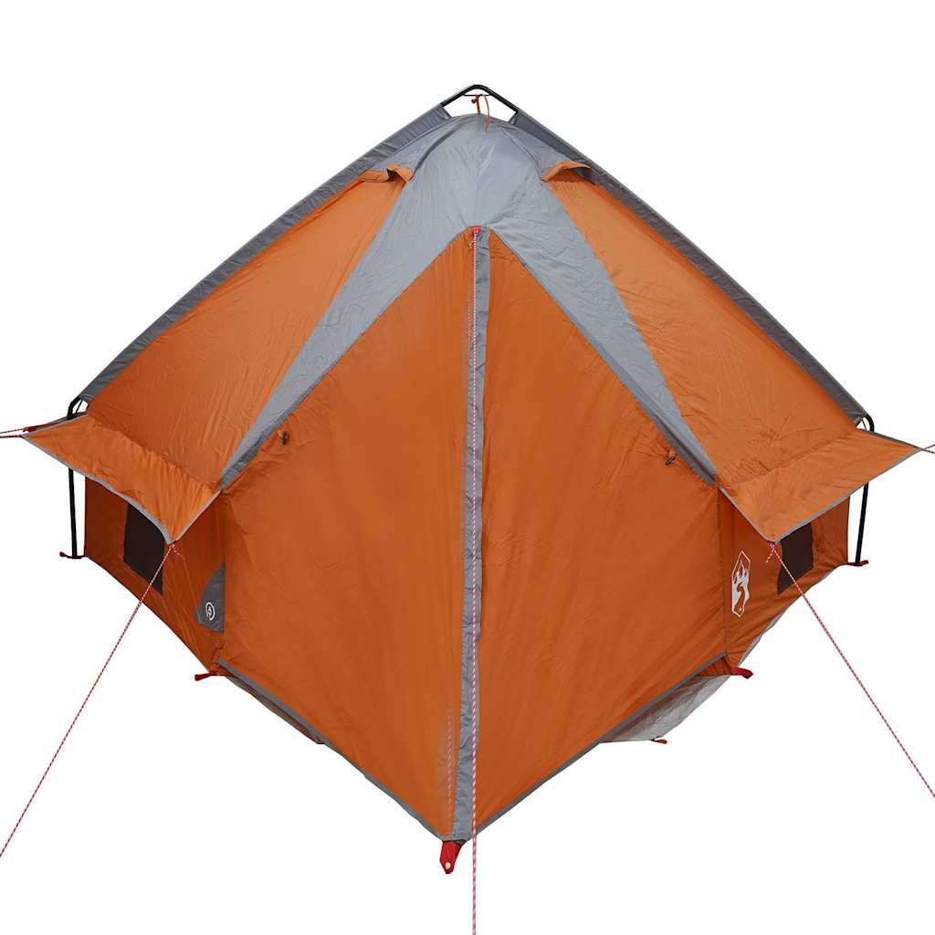 Teepee Telt 4-Person med tag Grå og orange 388 x 320 x 169 cm