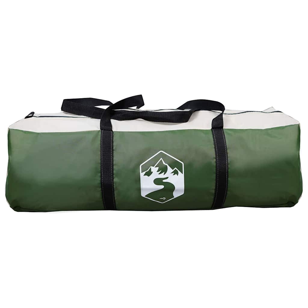 Familietelt til 4 personer Grøn og Hvid 324 x 255 x 230 cm
