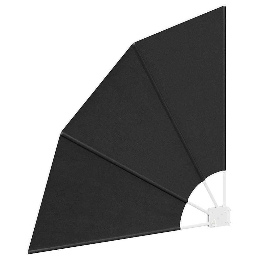 Balkon Afskærmning 115 x 115 cm Polyester Antracit