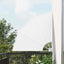 Balkon Afskærmning 115 x 115 cm Polyester Hvid