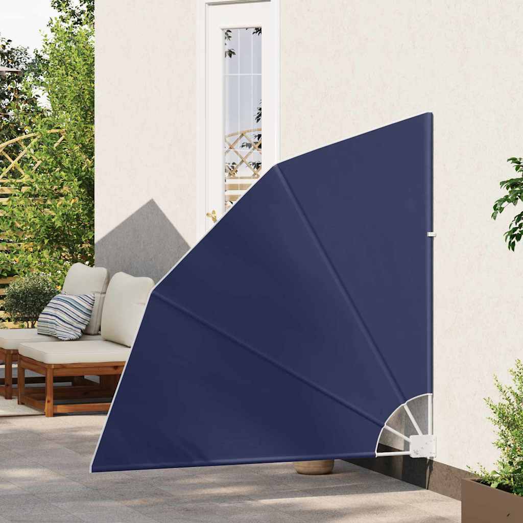 Balkon Afskærmning 140 x 140 cm Polyester Mørkeblå