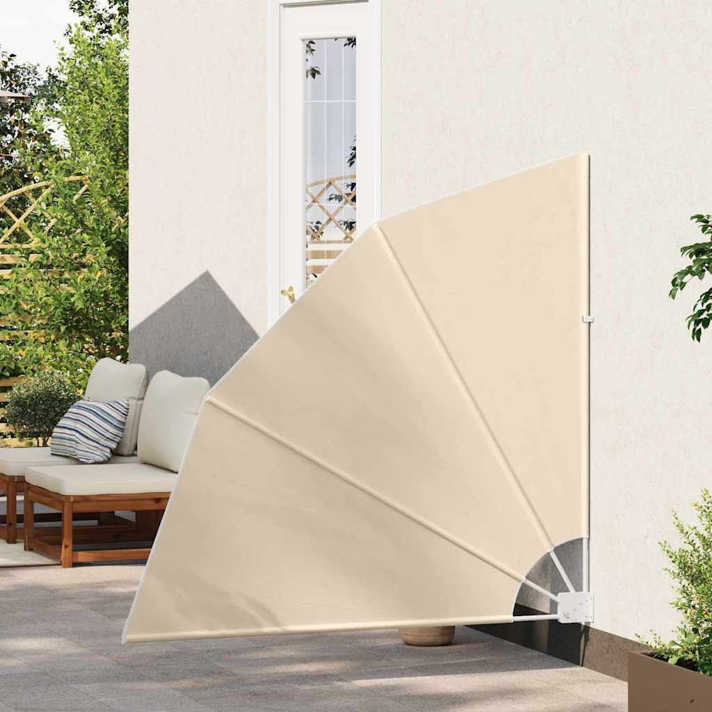 Balkon Afskærmning 140 x 140 cm Polyester Beige