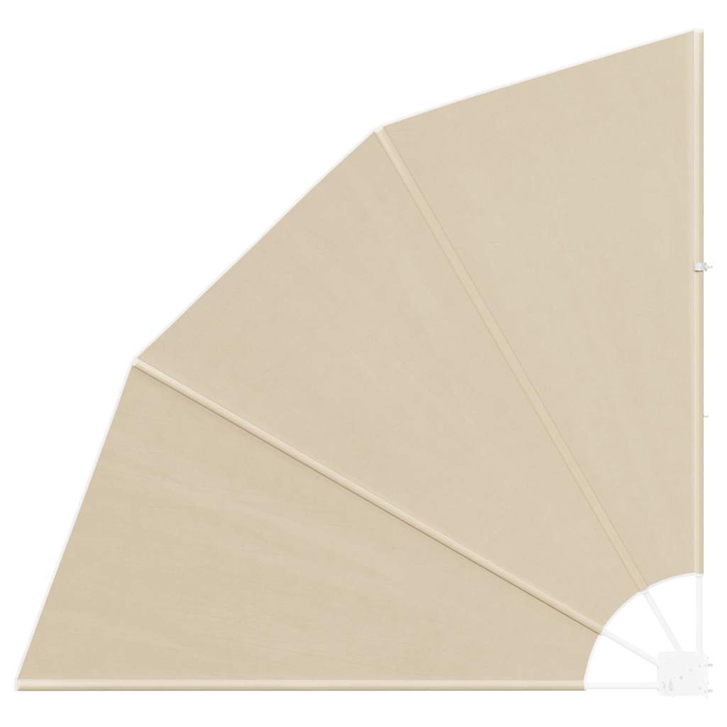 Balkon Afskærmning 140 x 140 cm Polyester Beige