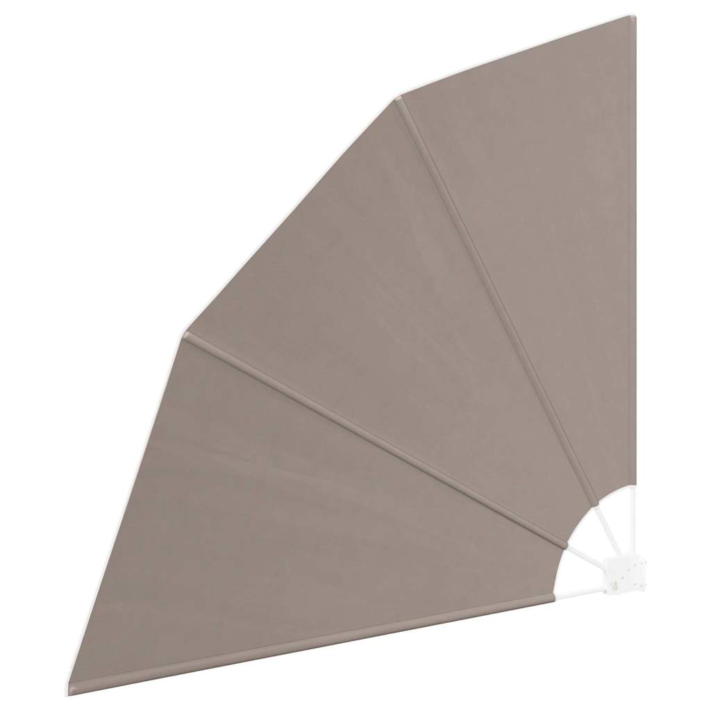 Balkon Afskærmning 140 x 140 cm Polyester Gråbrun