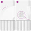 Balkon Afskærmning 140 x 140 cm Polyester Hvid