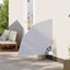 Balkon Afskærmning 115 x 115 cm Polyester Grå