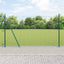 Hegn stang med beton base 7 stk. Grøn Pulverlakeret stål