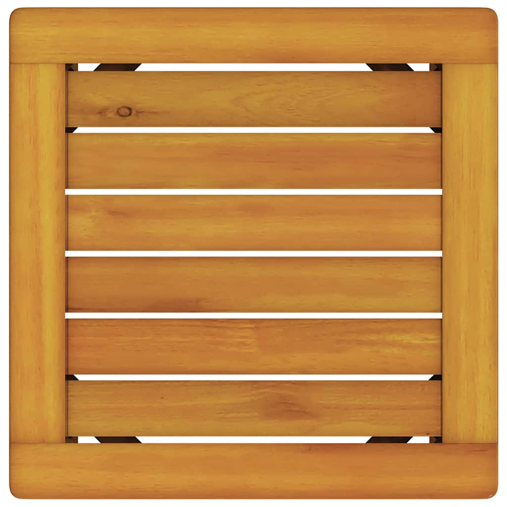 Solstol 2 pcs Brun Massivt Akacietræ