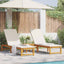 Solstol 3 pcs Brun Massivt Akacietræ