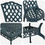 Have Spisebordssæt 5 pcs Grøn Aluminium