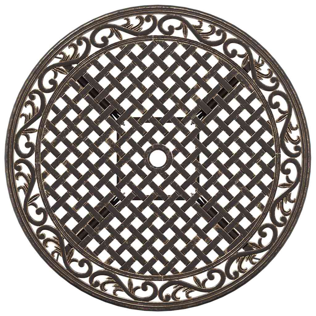Have Spisebordssæt 5 pcs Bronze Aluminium