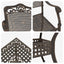 Havebord sæt 5 stk. Bronze Gustt aluminium