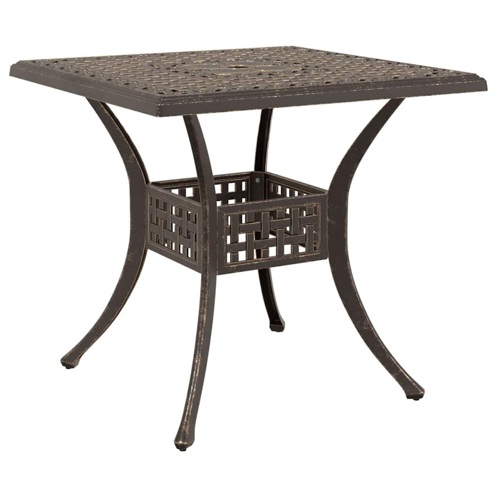 Havebord sæt 5 stk. Bronze Gustt aluminium